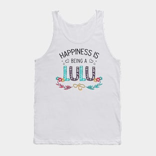 Happiness Is Being A Lulu Wildflowers Valentines Mothers Day Tank Top